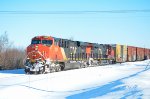 CN 2989 leads 403 next to St Jean Baptiste Street